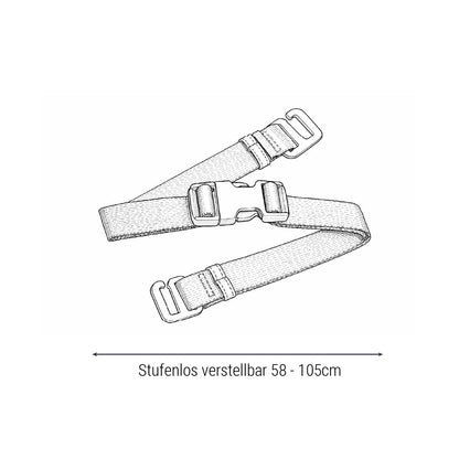Abnehmbarer Hüftgurt für "Daily" Rolltop