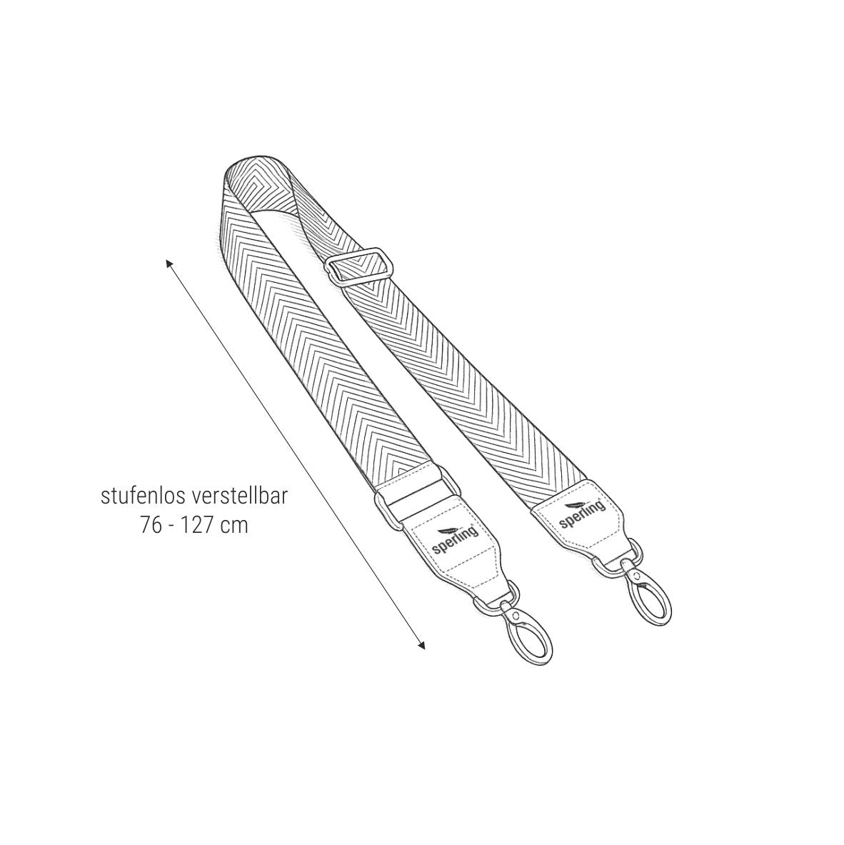 Wechselbarer Taschengurt "Arrow"