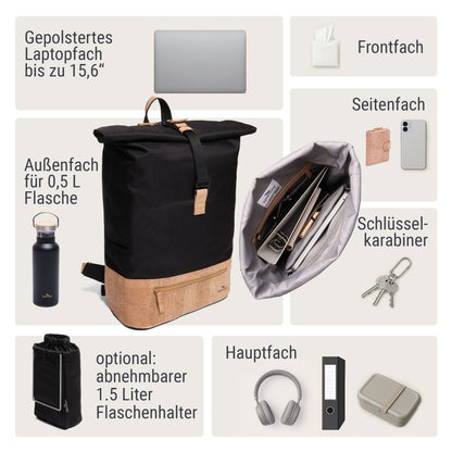 "Daily" Rolltop Rucksack