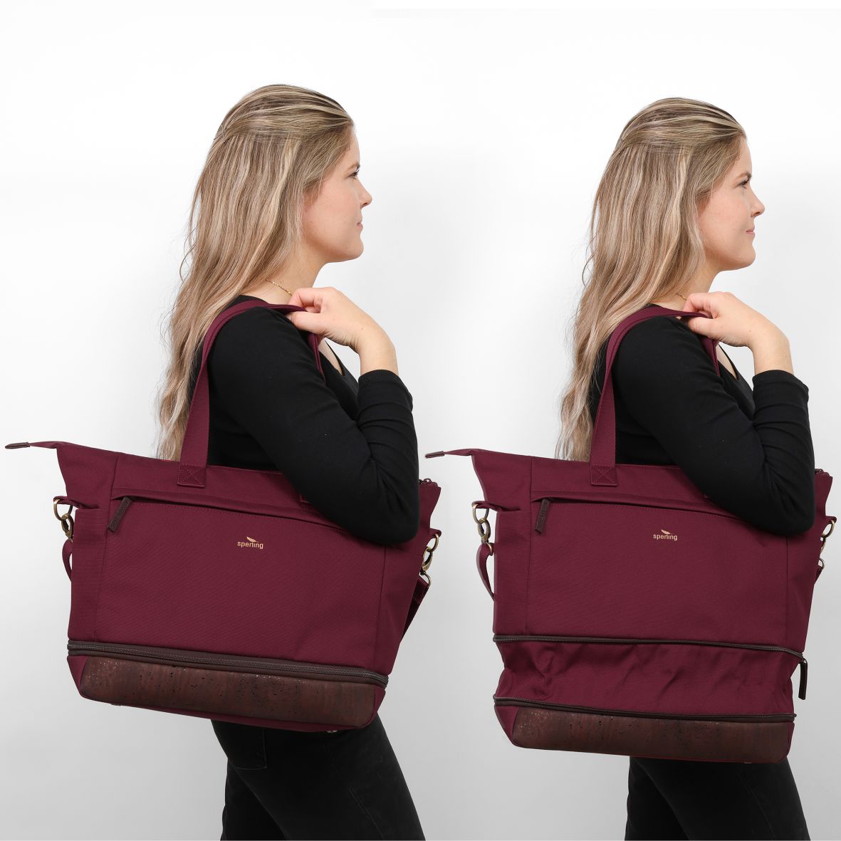 "Divided" Erweiterbarer Shopper