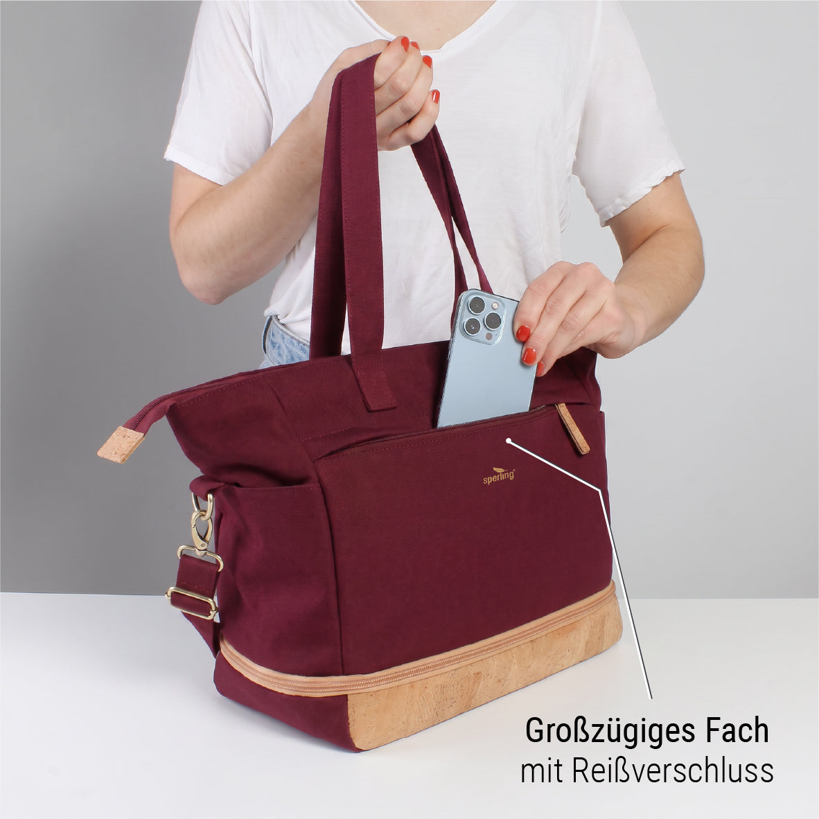 "Divided" Erweiterbarer Shopper