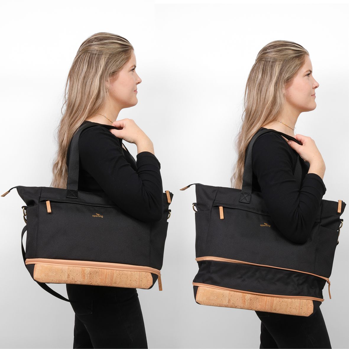 "Divided" Erweiterbarer Shopper