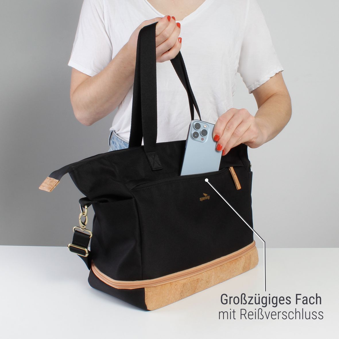 "Divided" Erweiterbarer Shopper