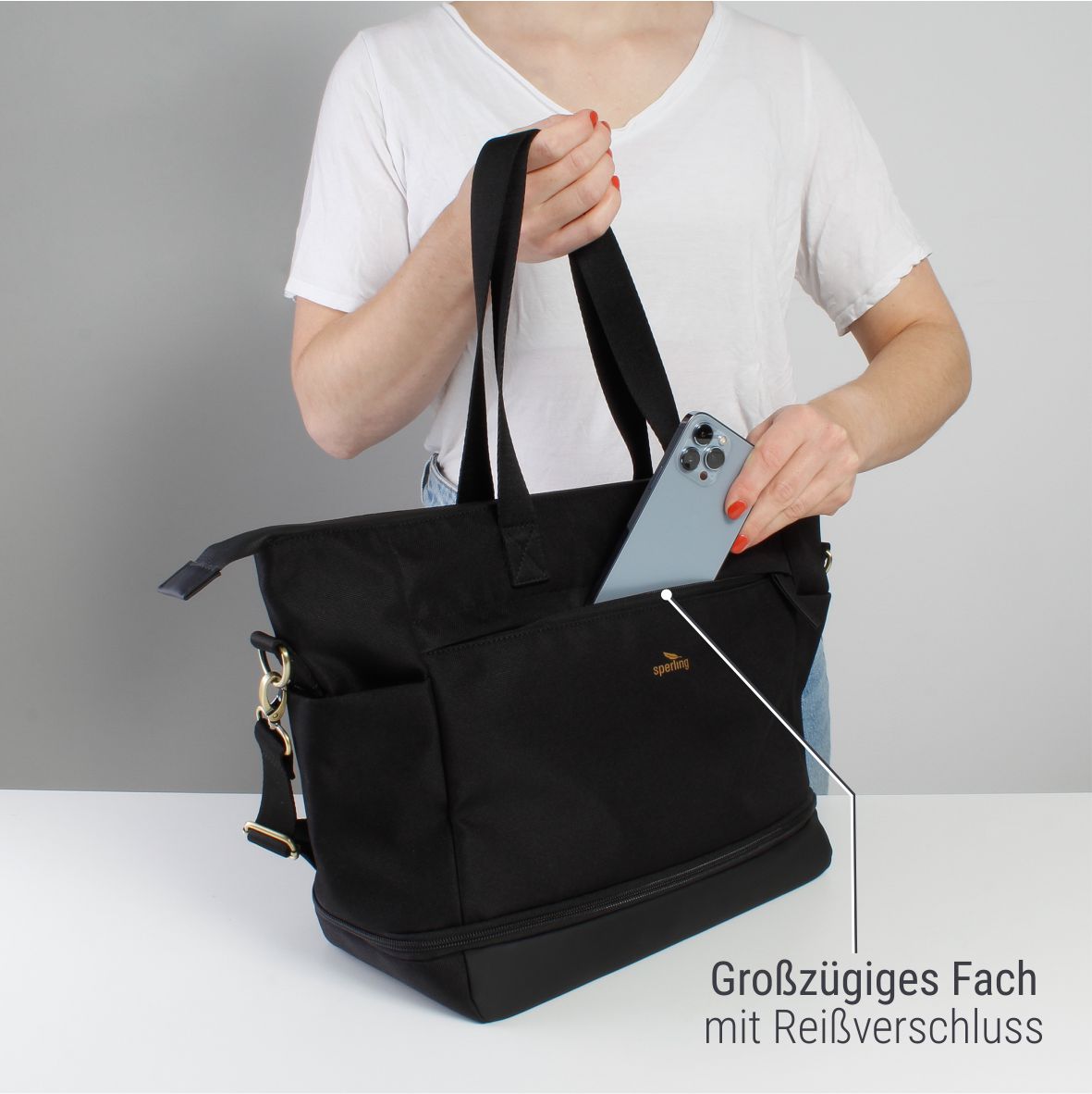 "Divided" Erweiterbarer Shopper