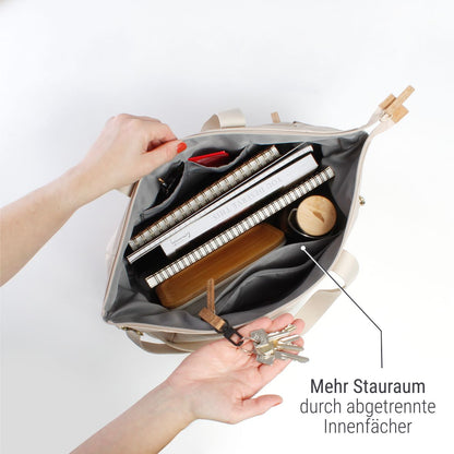 "Divided" Erweiterbarer Shopper