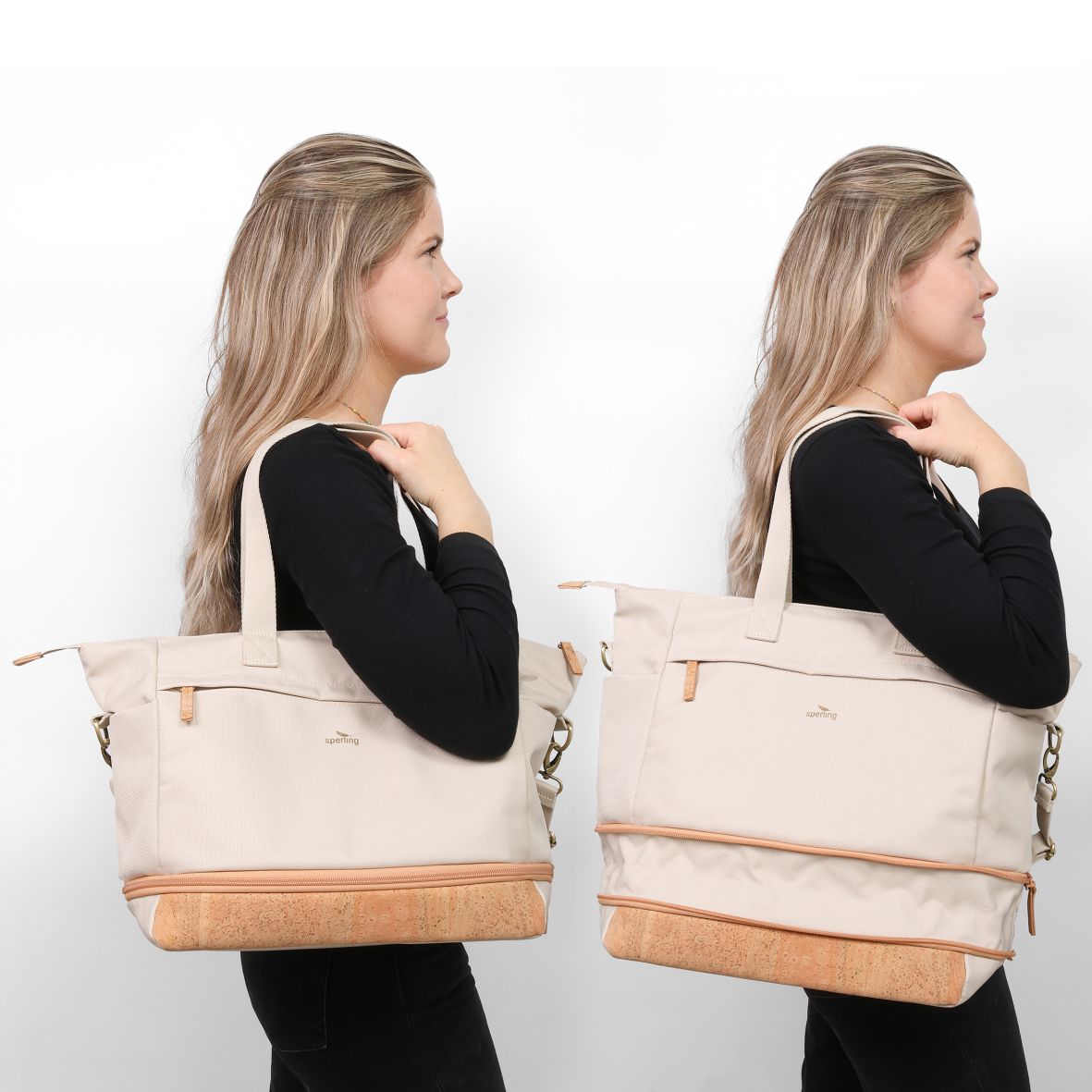 "Divided" Erweiterbarer Shopper