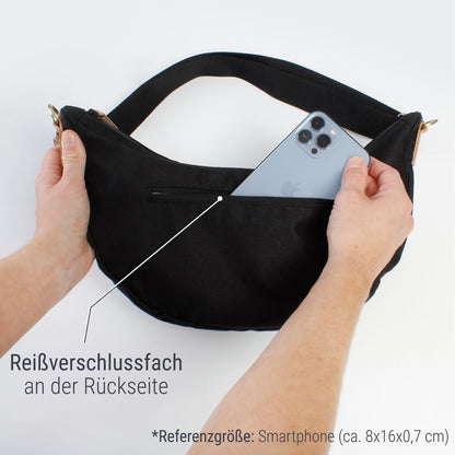 "Easy" Moonbag mit breitem Gurt