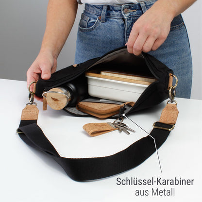 "Easy" Moonbag mit breitem Gurt