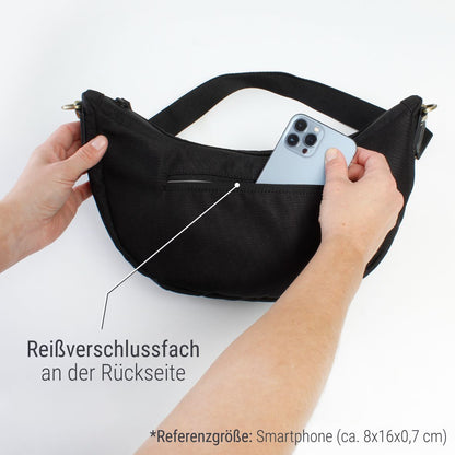 "Easy" Moonbag mit breitem Gurt