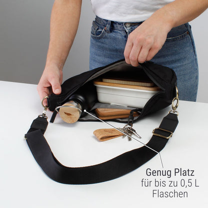 "Easy" Moonbag mit breitem Gurt