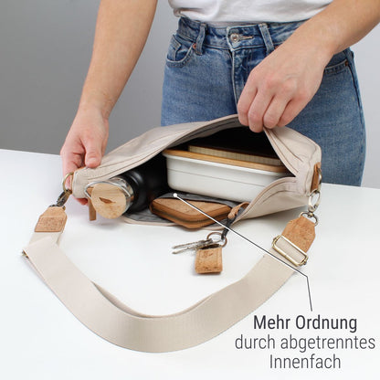 "Easy" Moonbag mit breitem Gurt