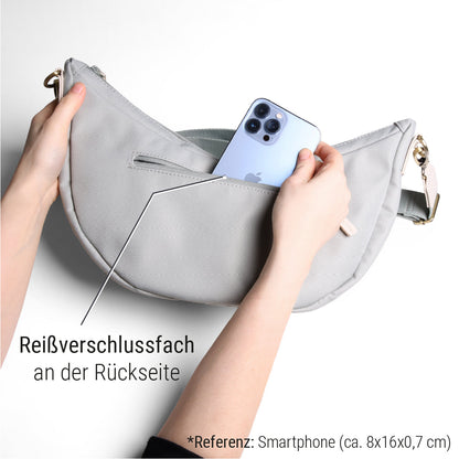 "Easy" Moonbag mit breitem Gurt
