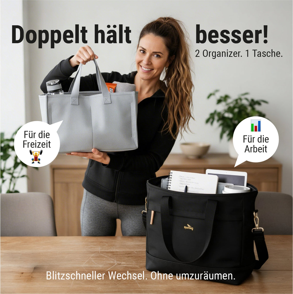 Organizer-Set für "Divided" Shopper
