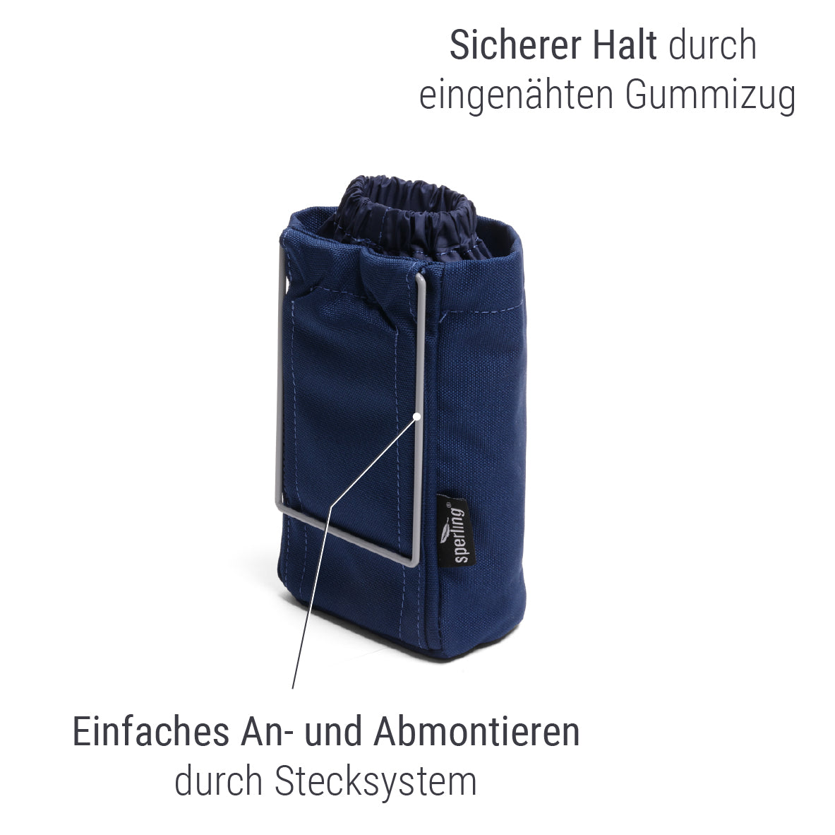 Abnehmbarer Flaschenhalter
