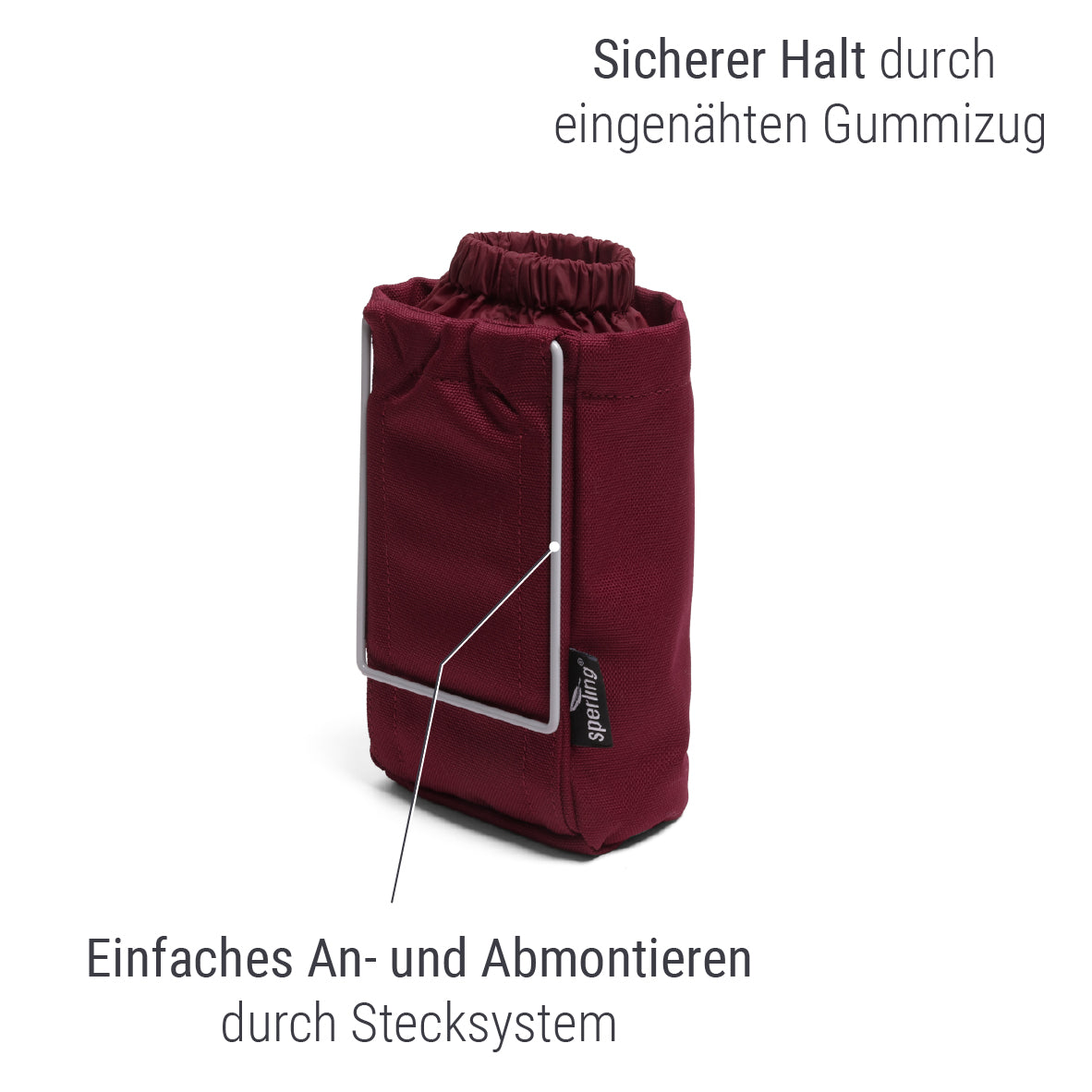 Abnehmbarer Flaschenhalter