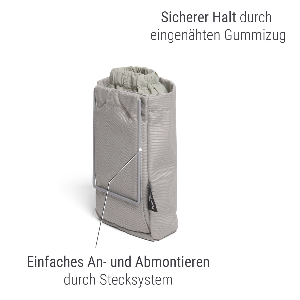 Abnehmbarer Flaschenhalter