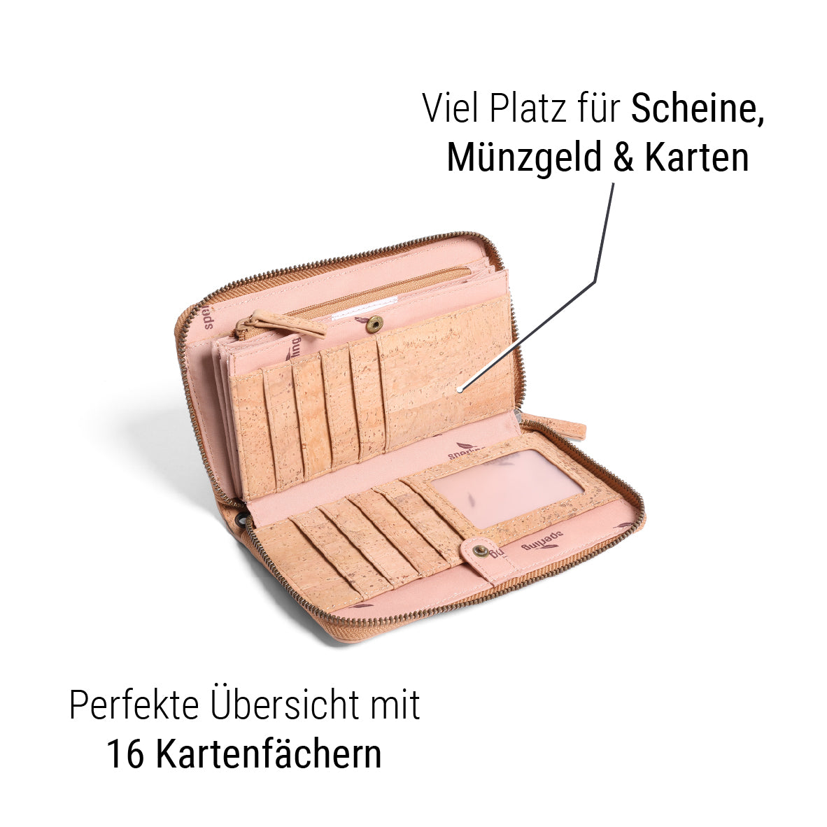 "Gentle" Großes Portemonnaie