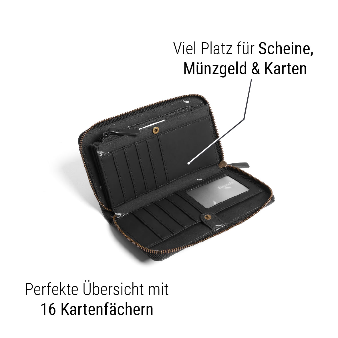 "Gentle" Großes Portemonnaie