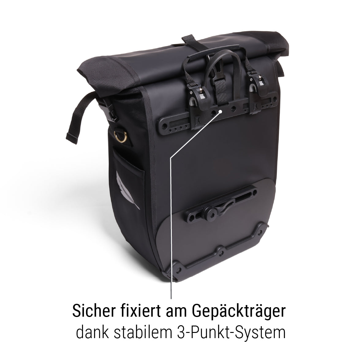 "Solid" Wasserdichte Fahrradtasche 2er-Set