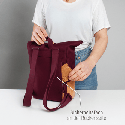"Tiny" Kleiner Rolltop Rucksack