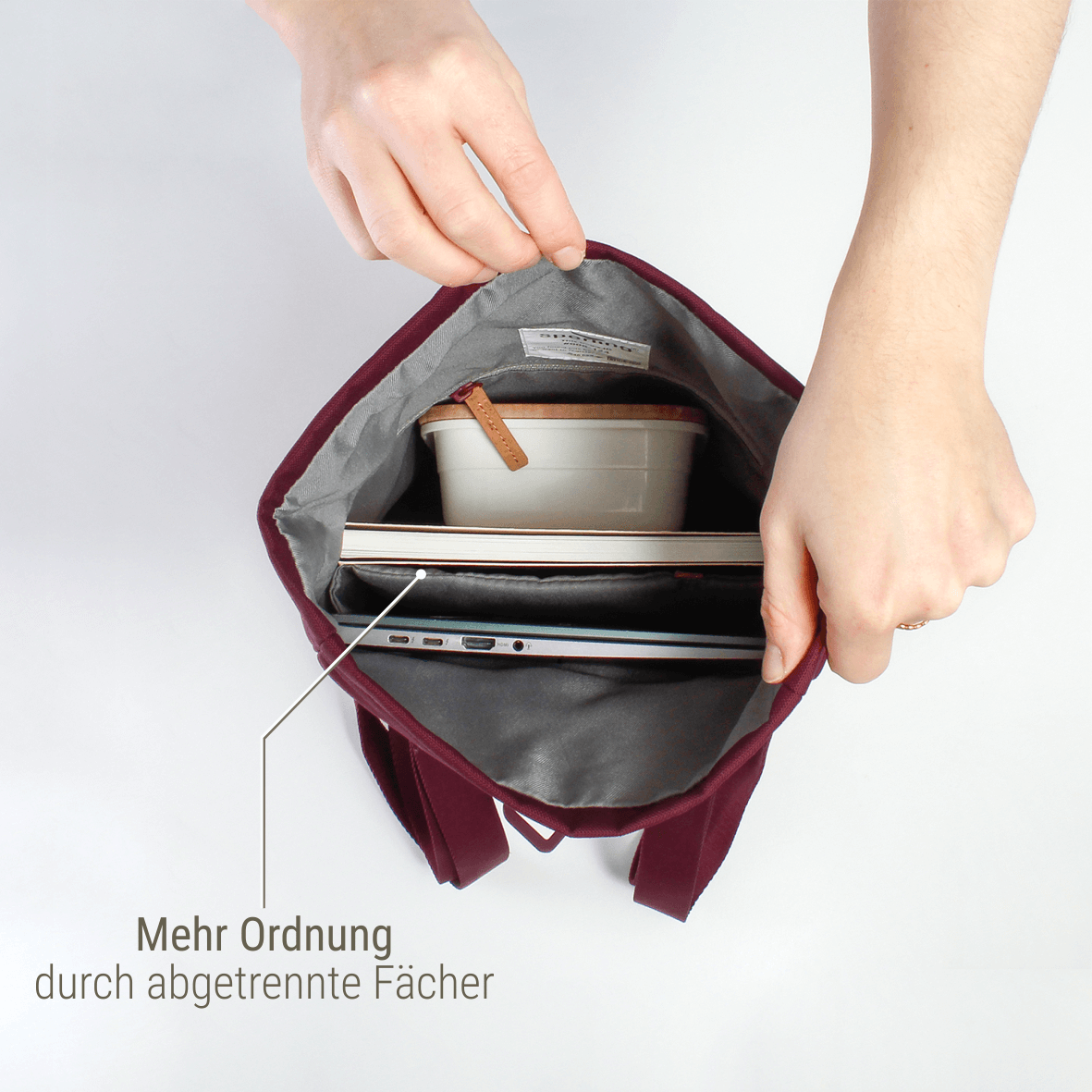 "Tiny" Kleiner Rolltop Rucksack