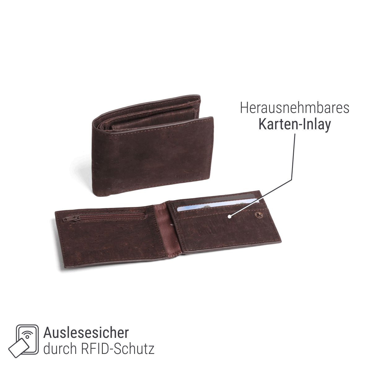 "Wealthy" 2-in-1 Herren-Portemonnaie