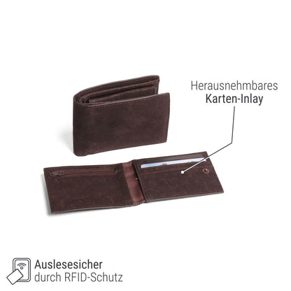 "Wealthy" 2-in-1 Herren-Portemonnaie
