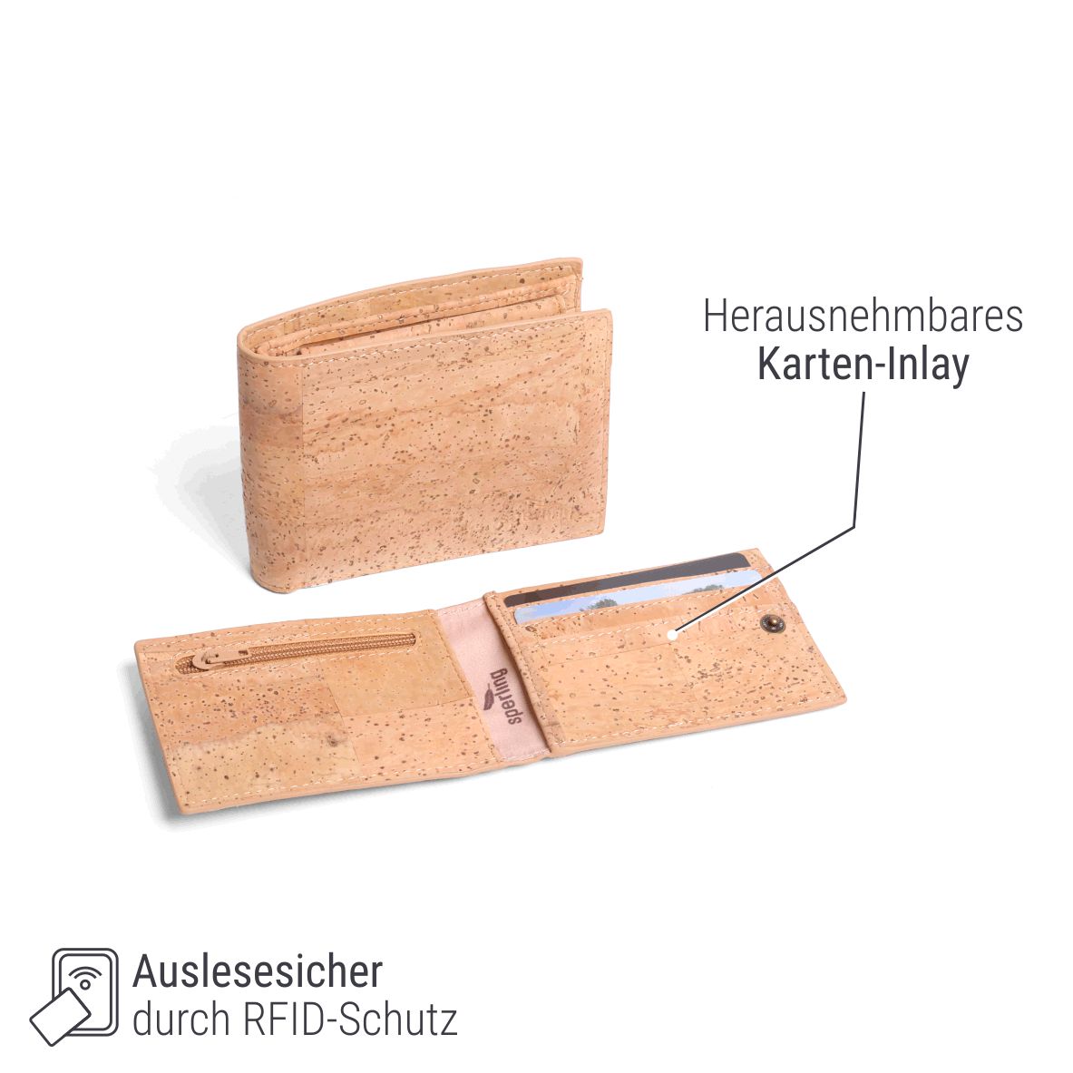 "Wealthy" 2-in-1 Herren-Portemonnaie